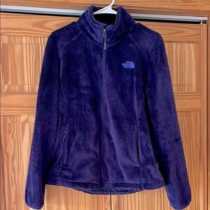 Women's North Face Purple Furry Jacket